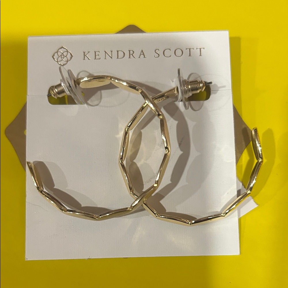 Kendra Scott Gold Hoop Earrings
